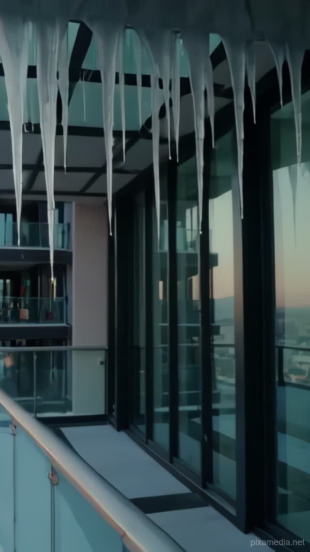 Prismatic Drip on Glass Balcony - Real Estate AI stock